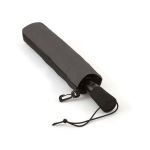 Shed Rain™ WindPro® 54" Vented Auto-Open/Close Jumbo Compact Umbrella - 1770 charcoal closed image Shed Rain™ WindPro® 54" Vented Auto-Open/Close Jumbo Compact Umbrella - 1770 charcoal closed image