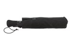 Shed Rain™ WindPro® 54" Vented Auto-Open/Close Jumbo Compact Umbrella - 1770 black closed with sleeve image Shed Rain™ WindPro® 54" Vented Auto-Open/Close Jumbo Compact Umbrella - 1770 black closed with sleeve image