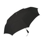 Shed Rain™ WindPro® 54" Vented Auto-Open/Close Jumbo Compact Umbrella - 1770 charcoal opened image Shed Rain™ WindPro® 54" Vented Auto-Open/Close Jumbo Compact Umbrella - 1770 charcoal opened image