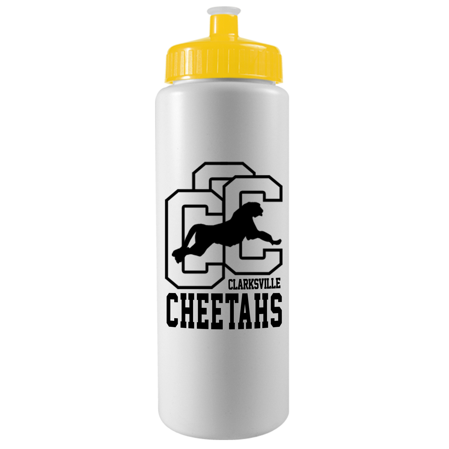 32 Oz. Sports Quart Bottle w/Push Pull Cap (White Or Frost) 1