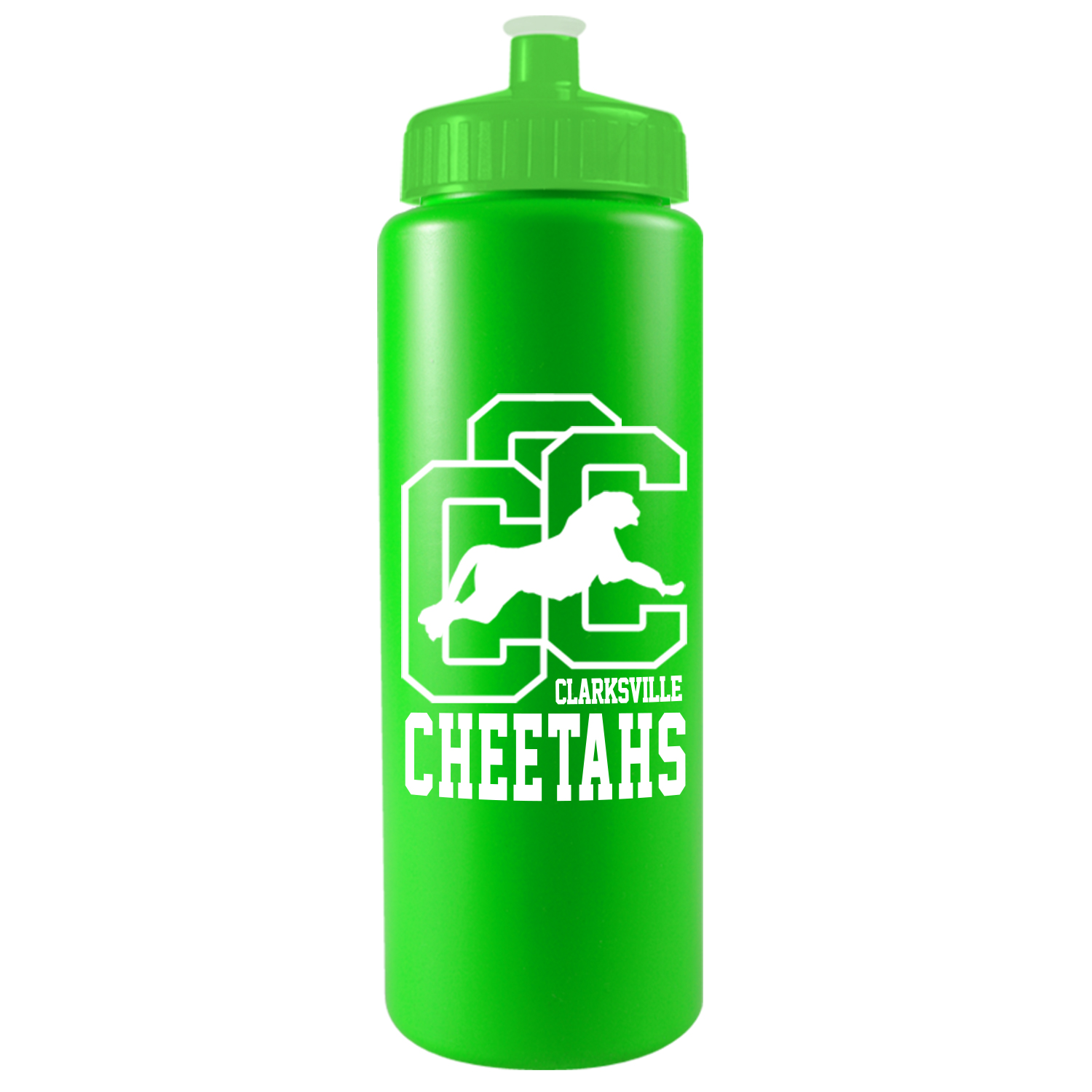 32 Oz. Sports Quart Bottle w/Push Pull Cap (White Or Frost) 1