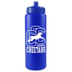 32 Oz. Sports Quart Bottle w/Push Pull Cap (White Or Frost) - Royal Blue 32 Oz. Sports Quart Bottle w/Push Pull Cap (White Or Frost) - Royal Blue