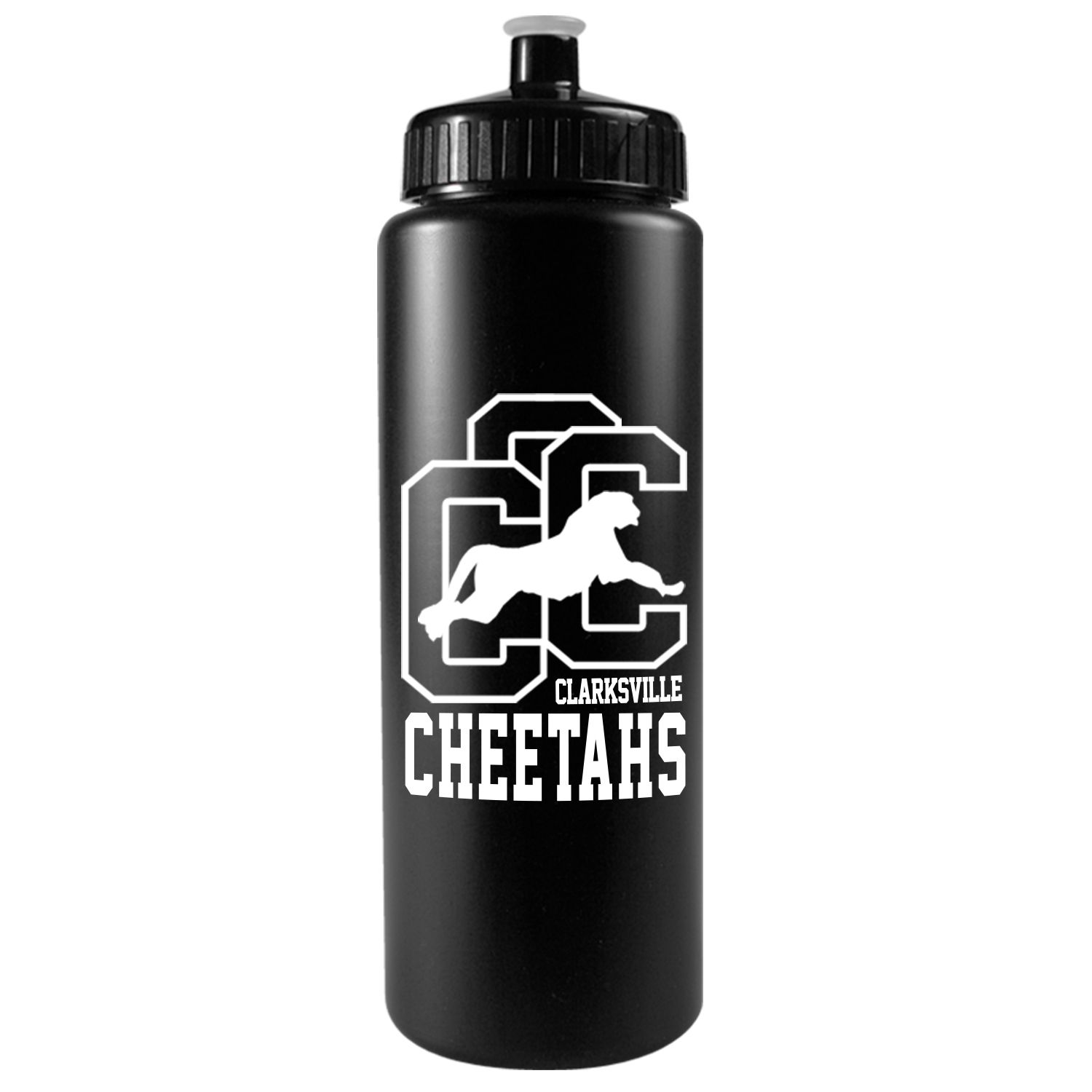 32 Oz. Sports Quart Bottle w/Push Pull Cap (White Or Frost) 1