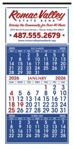 Skinner & Kennedy™ 3-Month Display 12-Sheet Calendar 2 Skinner & Kennedy™ 3-Month Display 12-Sheet Calendar 2