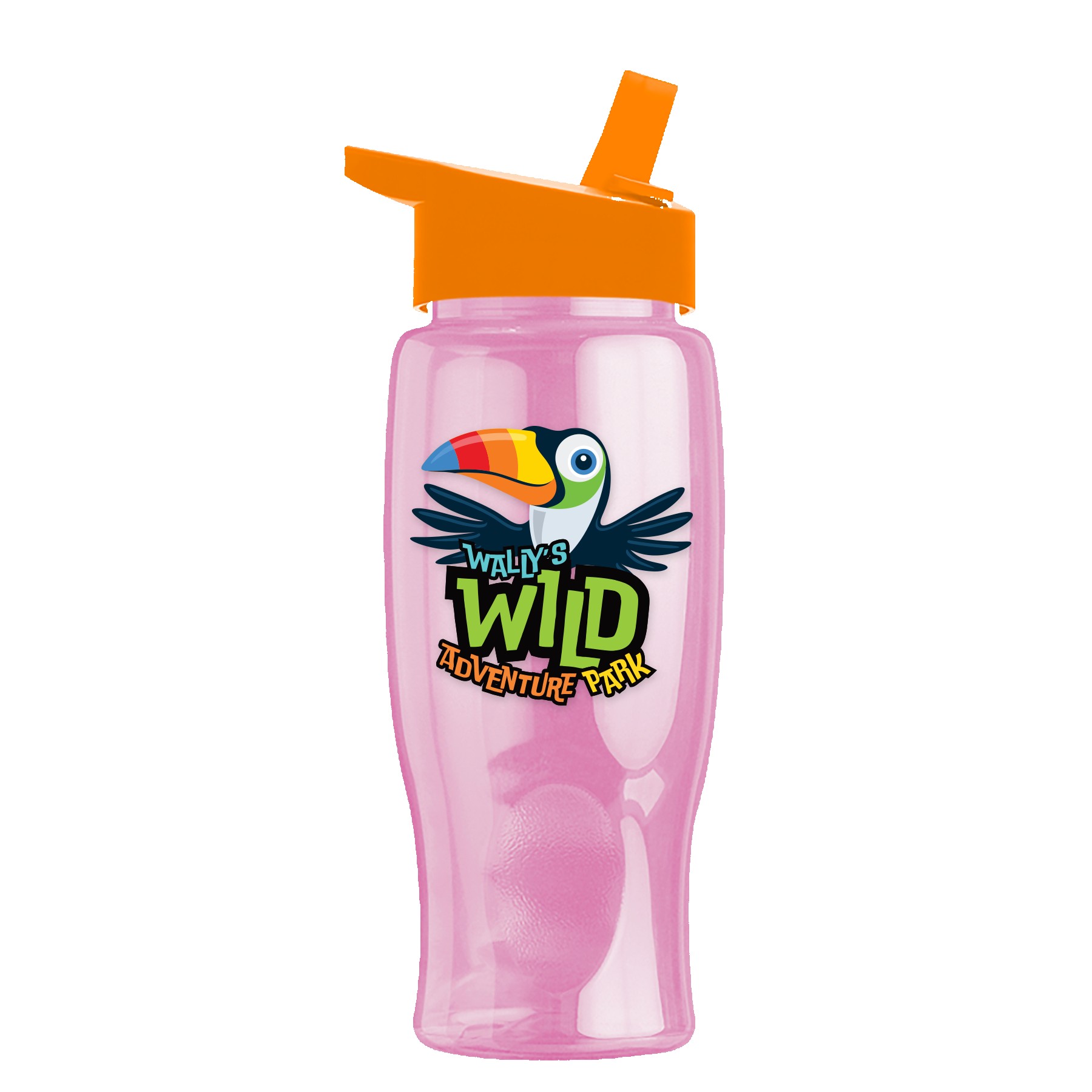 Garyline® Poly+ Bottle with Flip-Straw Lid - 27 oz. 2