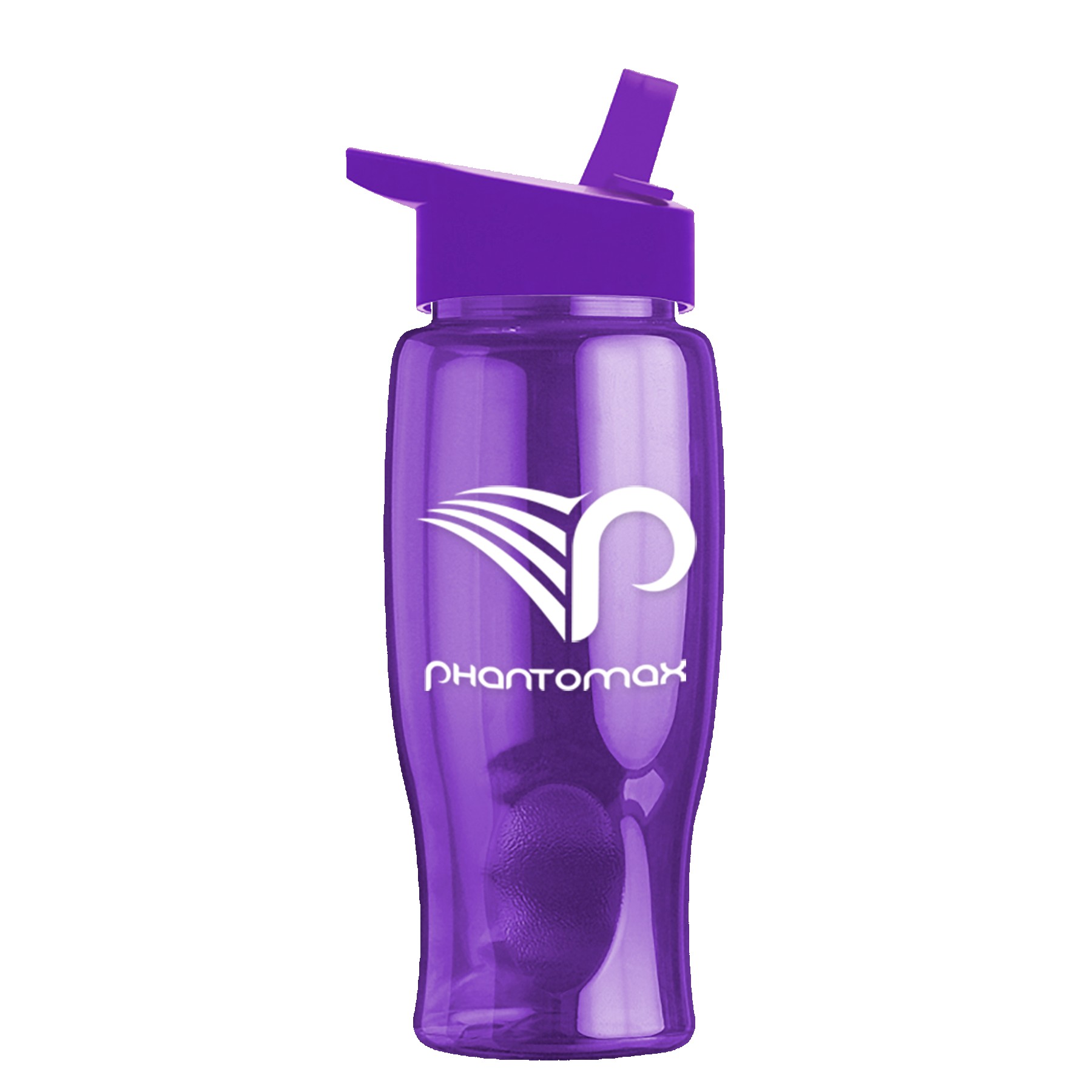 Garyline® Poly+ Bottle with Flip-Straw Lid - 27 oz. 2
