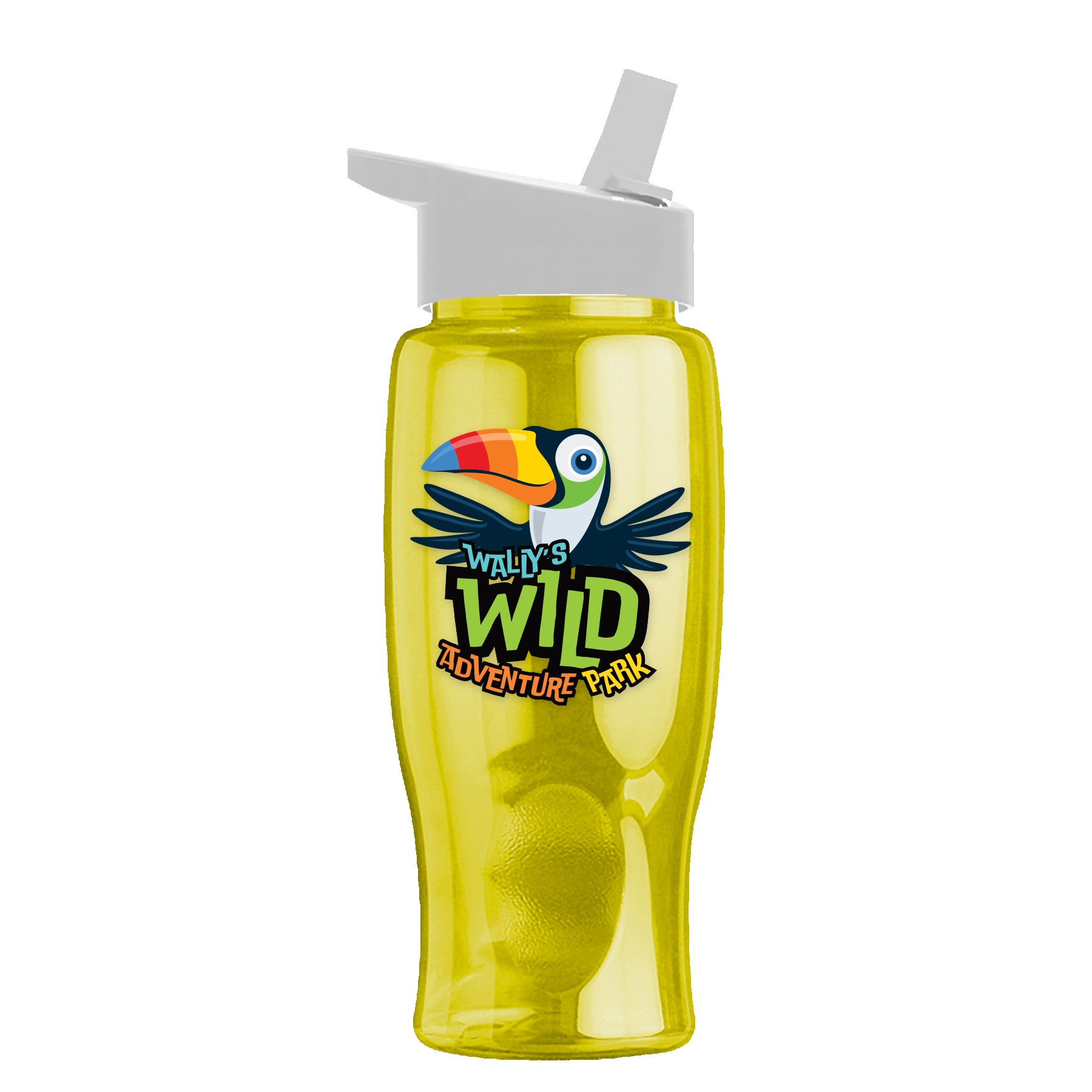 Garyline® Poly+ Bottle with Flip-Straw Lid - 27 oz. 2