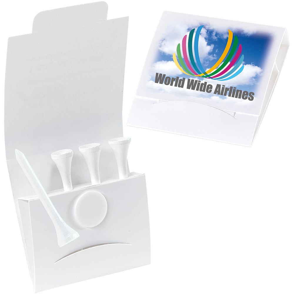 4-1 Golf Tee Packet - Value Pak ? 2-1/8 tees 2