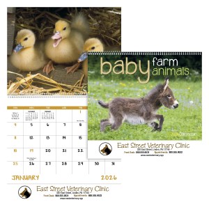 Good Value™ Baby Farm Animals - Spiral Calendar 2 Good Value™ Baby Farm Animals - Spiral Calendar 2