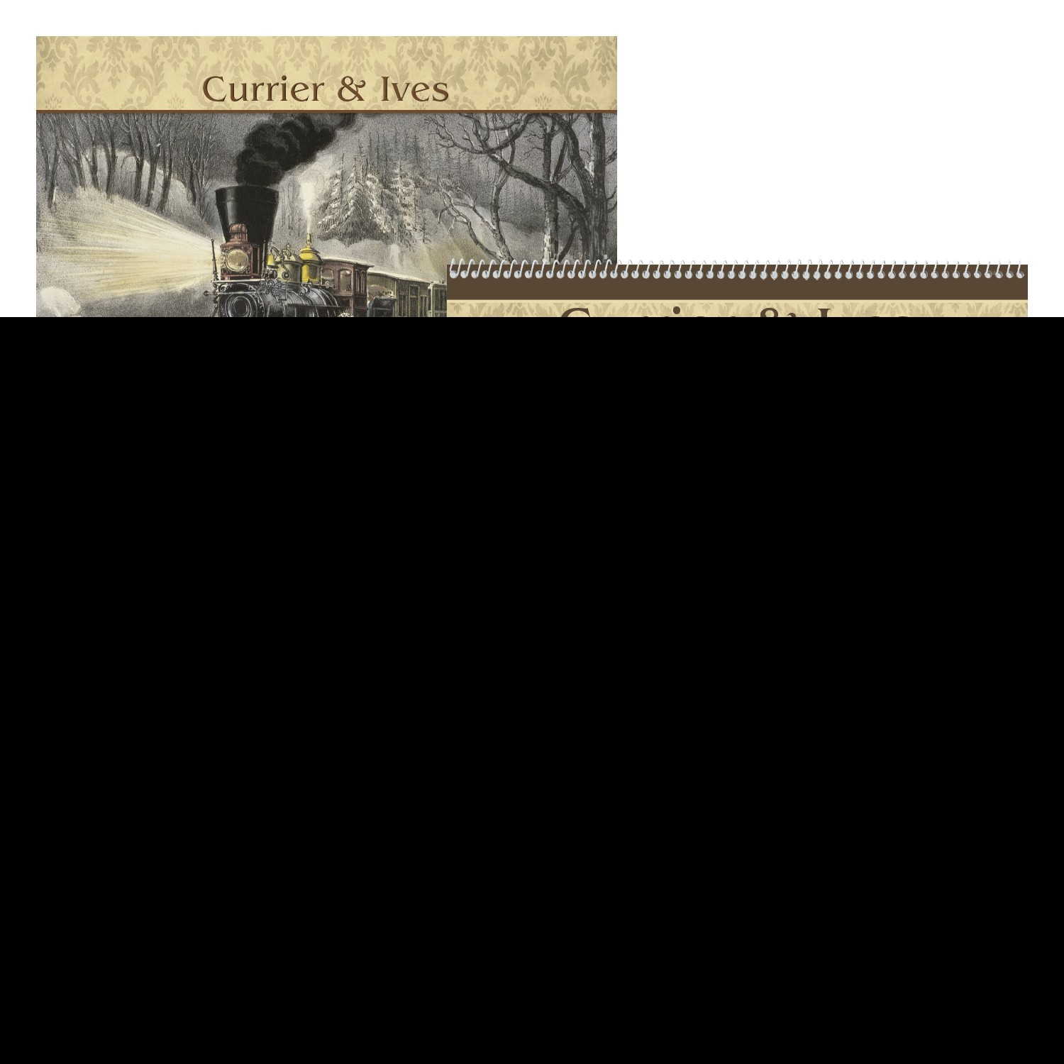 Good Value™ Currier & Ives - Spiral Calendar 2