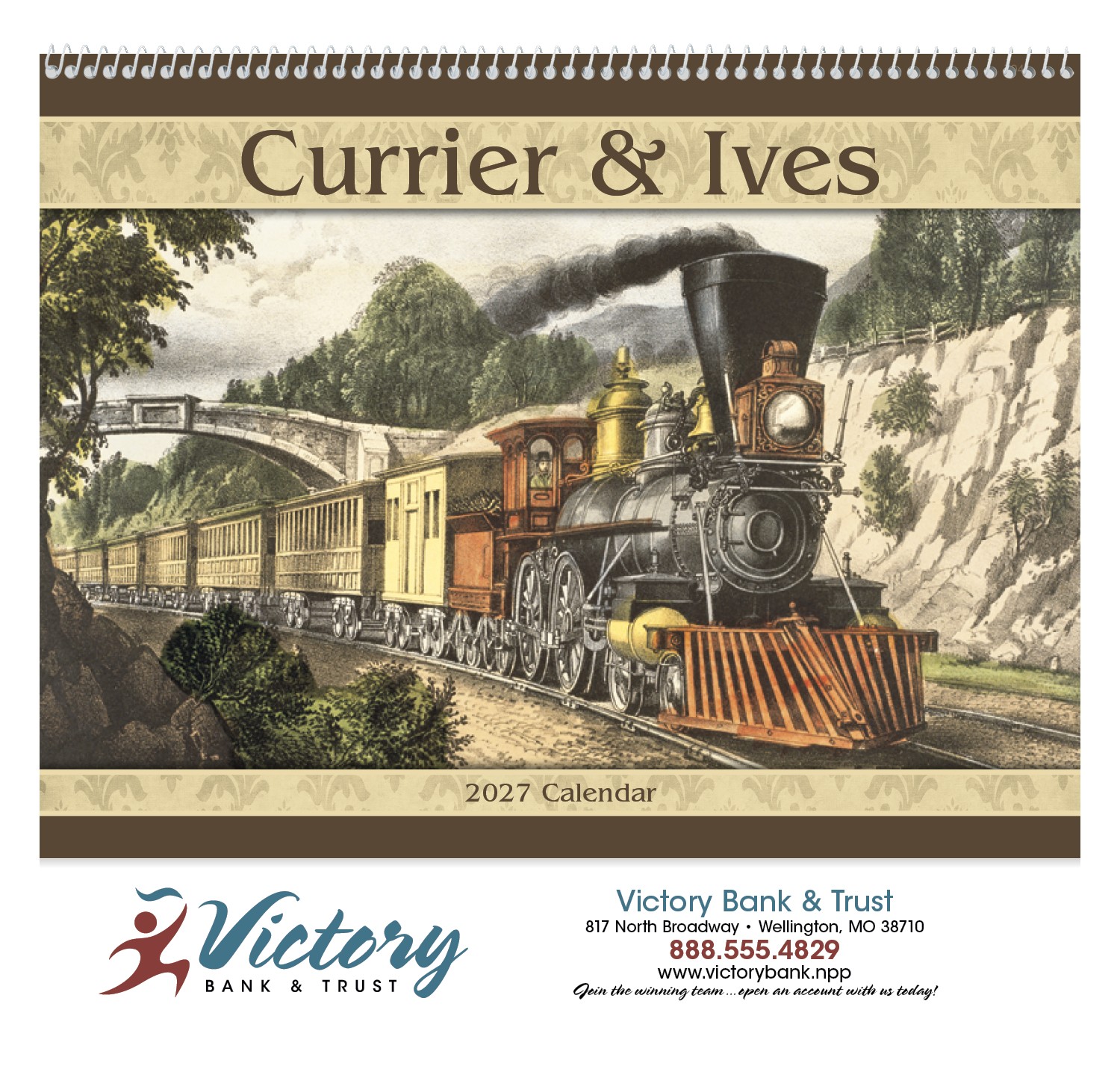 Good Value™ Currier & Ives - Spiral Calendar 2