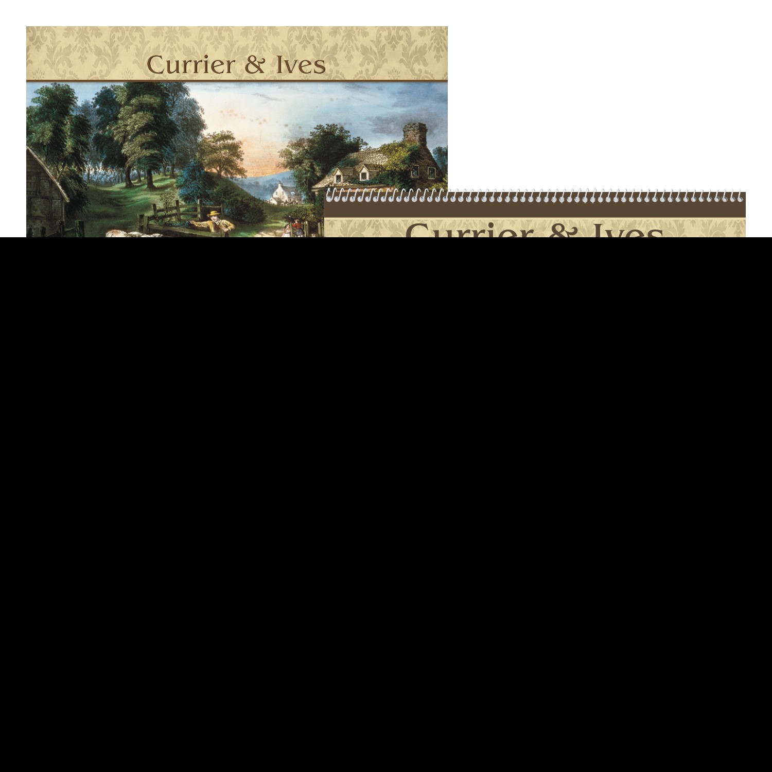 Good Value™ Currier & Ives - Spiral Calendar 2