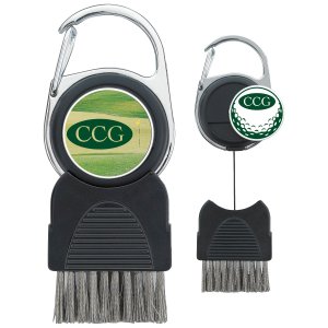 Good Value™ Golf Club Brush with Ball Marker 2 Good Value™ Golf Club Brush with Ball Marker 2