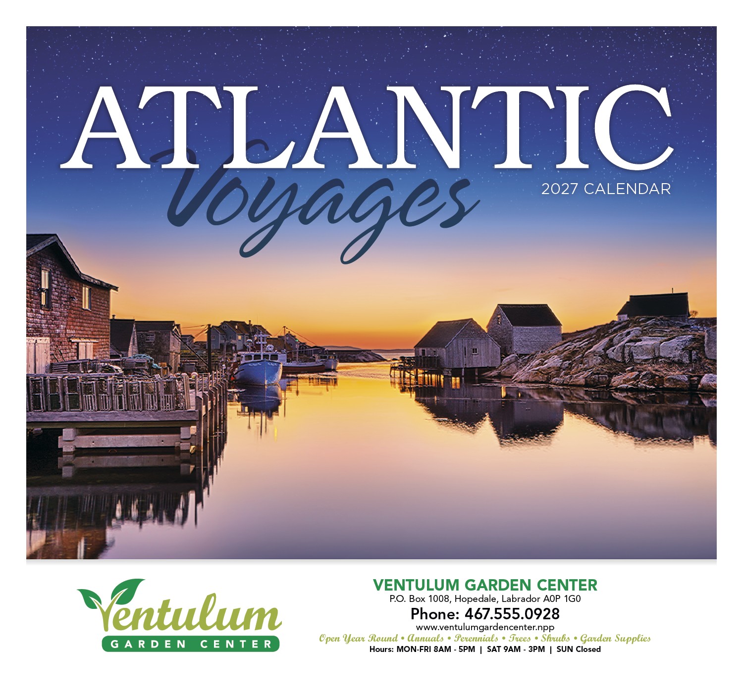 Good Value™ Atlantic Voyages - Stapled Calendar 2