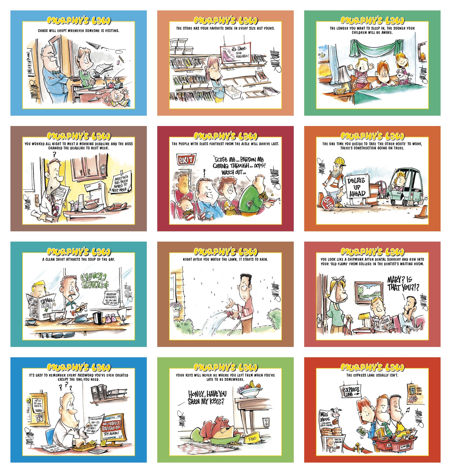 HotLine® Products Murphy's Law Appointment Calendar - Stapled 2