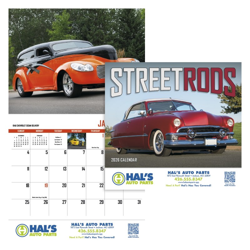 HotLine® Products Street Rod Fever Appointment Calendar - Stapled 2 HotLine® Products Street Rod Fever Appointment Calendar - Stapled 2