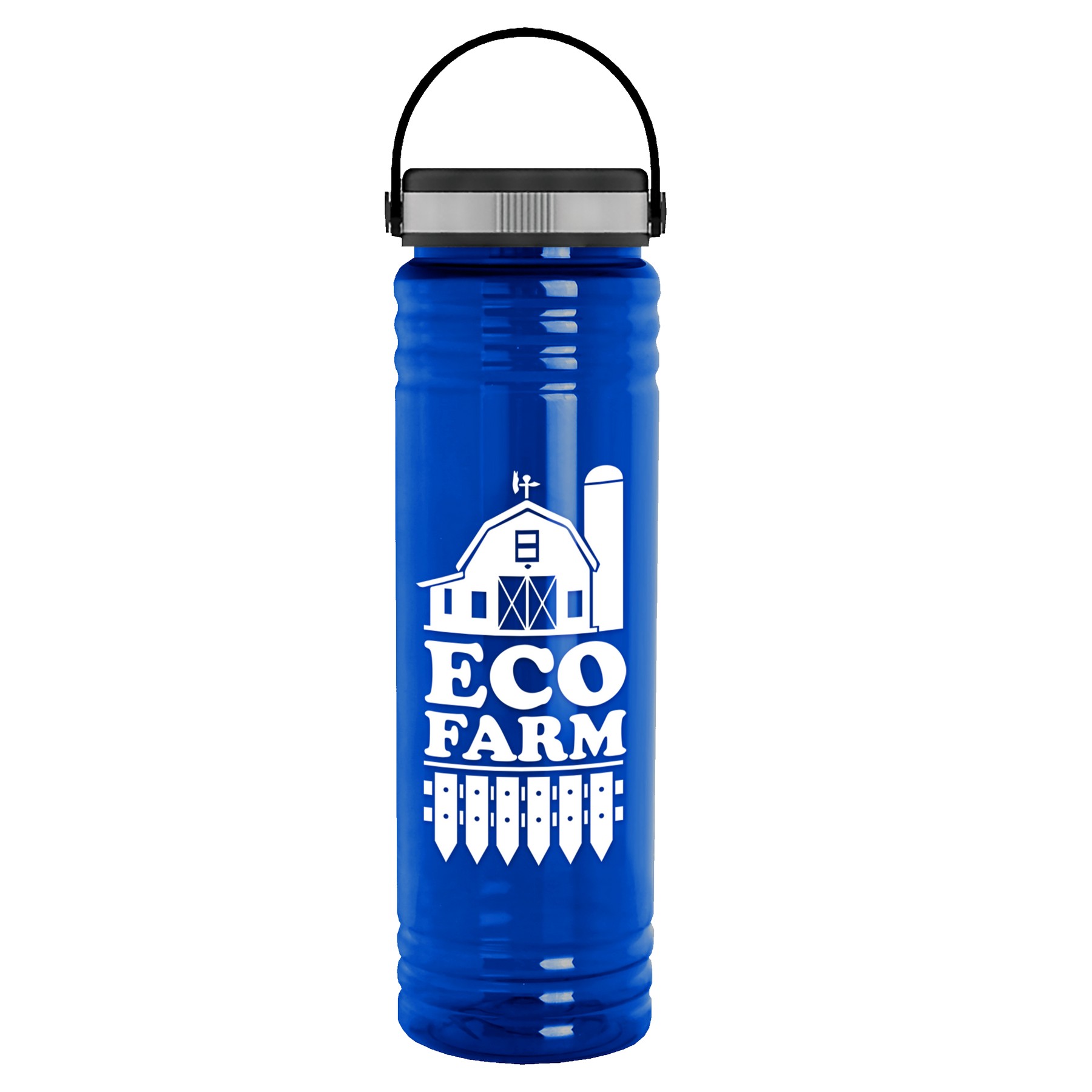Garyline® Slim Fit RPET Bottle with Grip Lid - 24 oz. 2