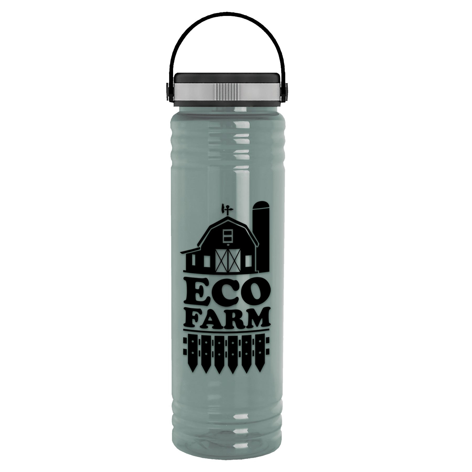 Garyline® Slim Fit RPET Bottle with Grip Lid - 24 oz. 2