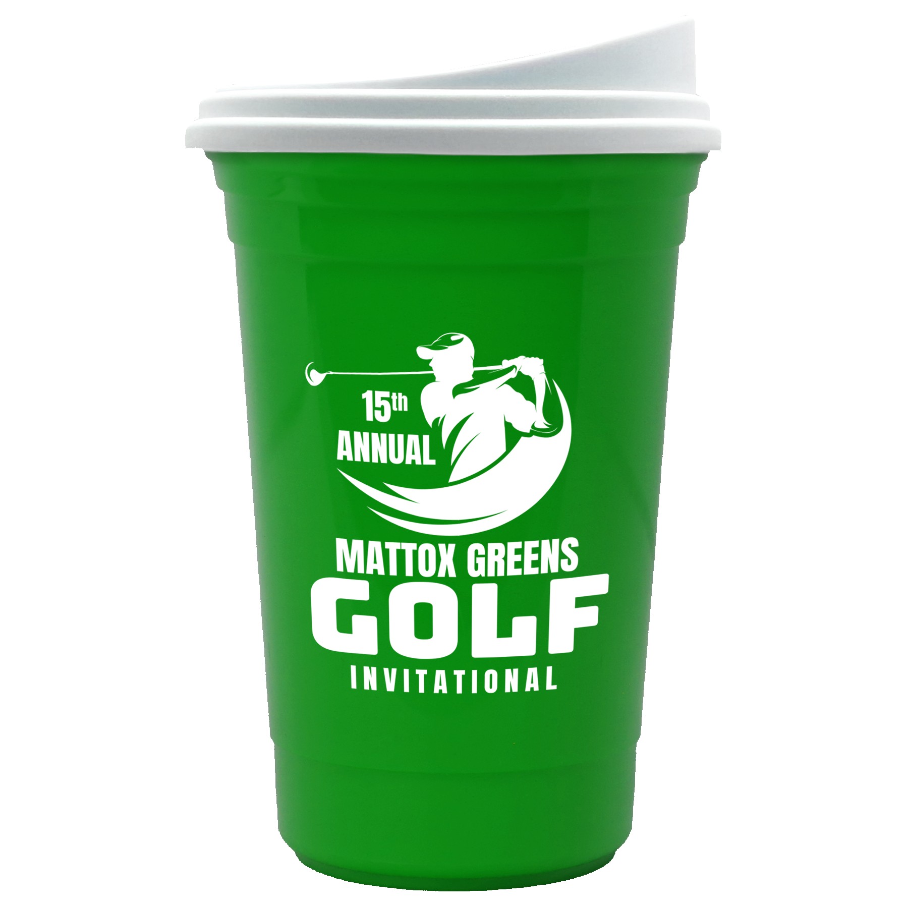 Garyline® Varsity Double-Wall Tumbler with Liner and Slider Lid - 16 oz. 2