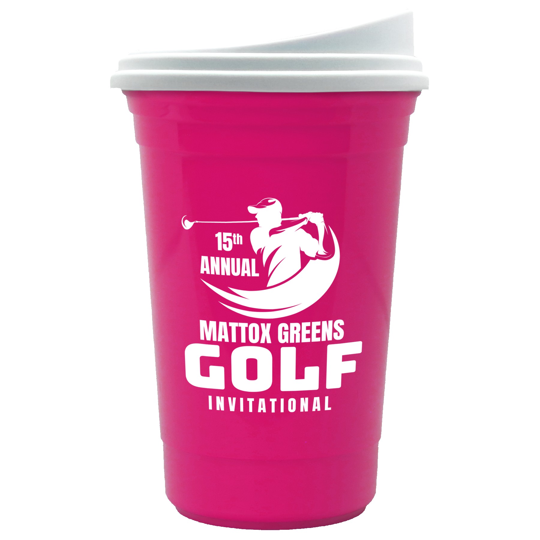 Garyline® Varsity Double-Wall Tumbler with Liner and Slider Lid - 16 oz. 2