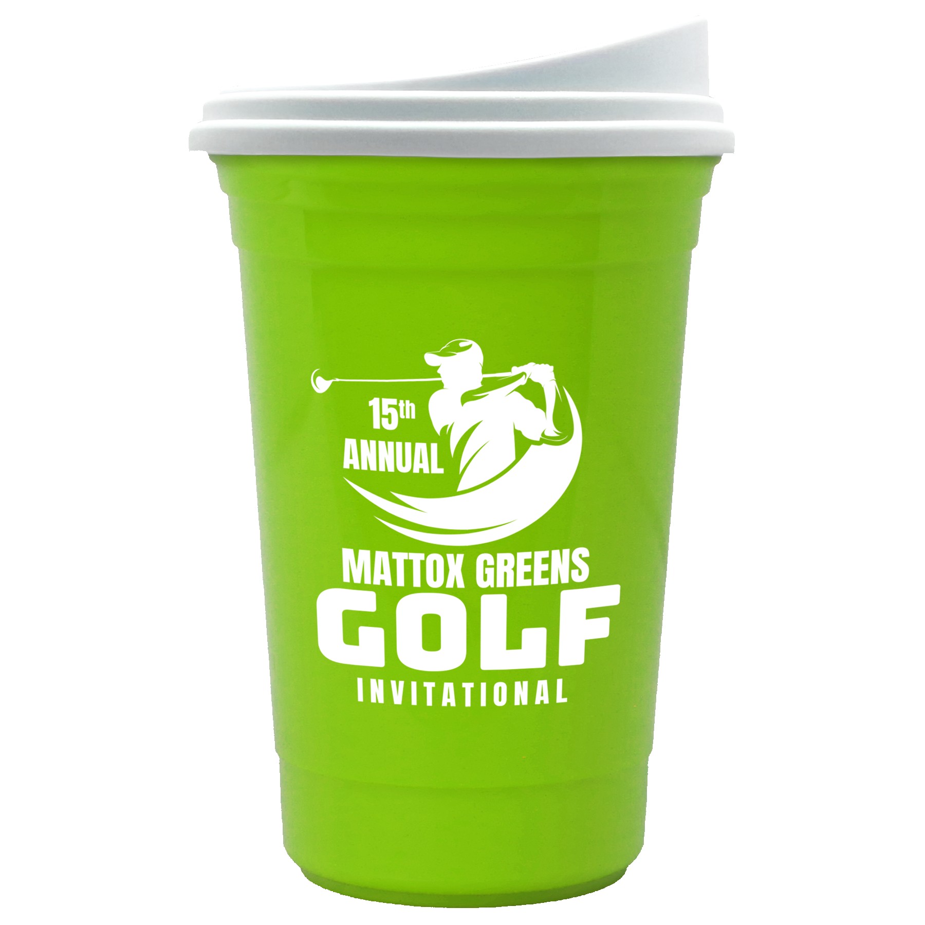 Garyline® Varsity Double-Wall Tumbler with Liner and Slider Lid - 16 oz. 2