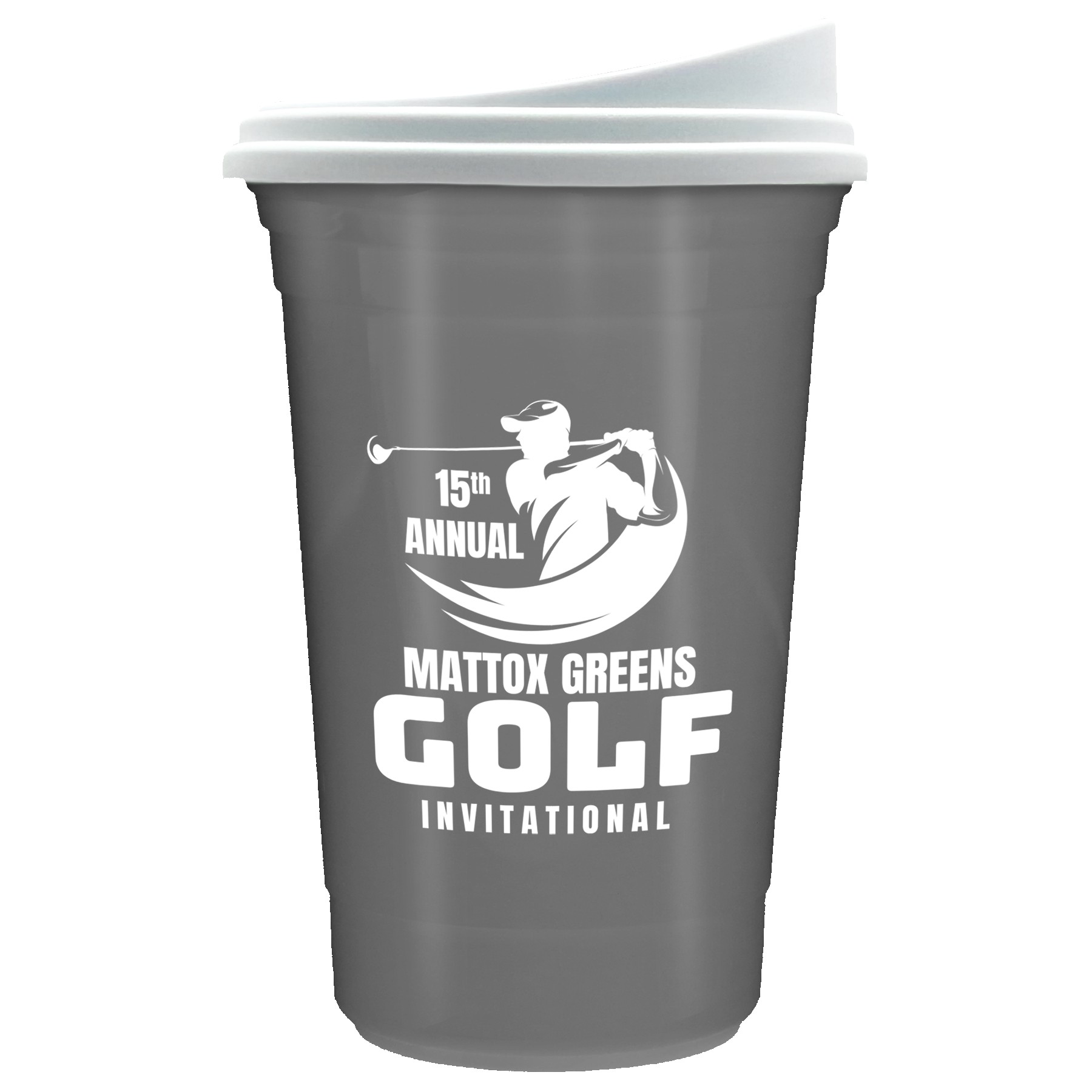 Garyline® Varsity Double-Wall Tumbler with Liner and Slider Lid - 16 oz. 2