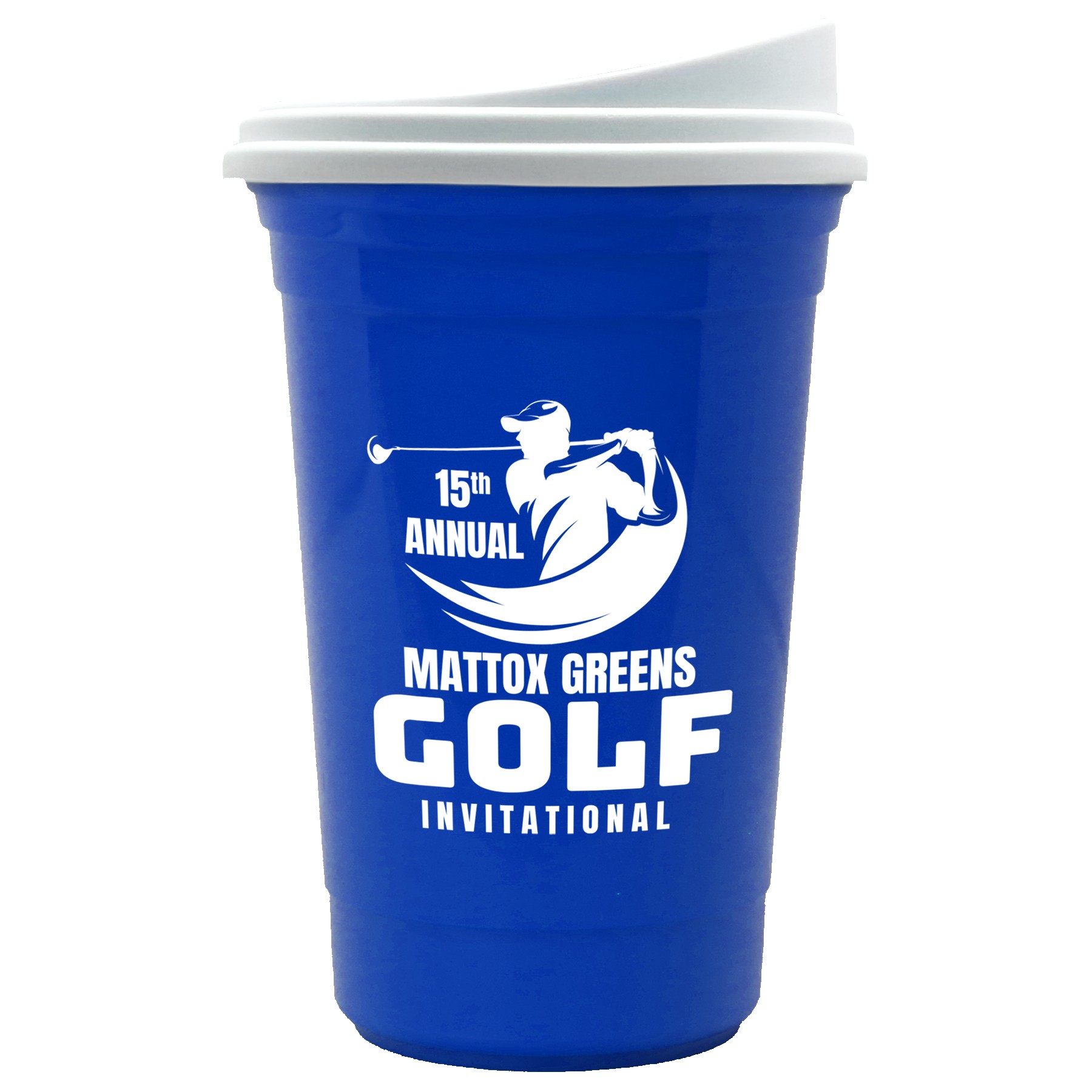 Garyline® Varsity Double-Wall Tumbler with Liner and Slider Lid - 16 oz. 2