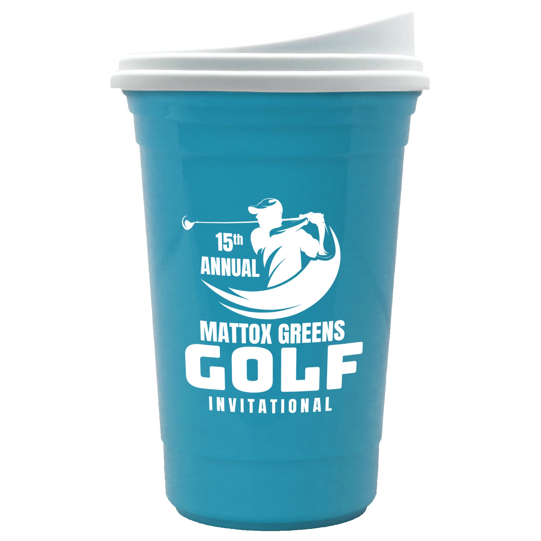 Garyline® Varsity Double-Wall Tumbler with Liner and Slider Lid - 16 oz. 2