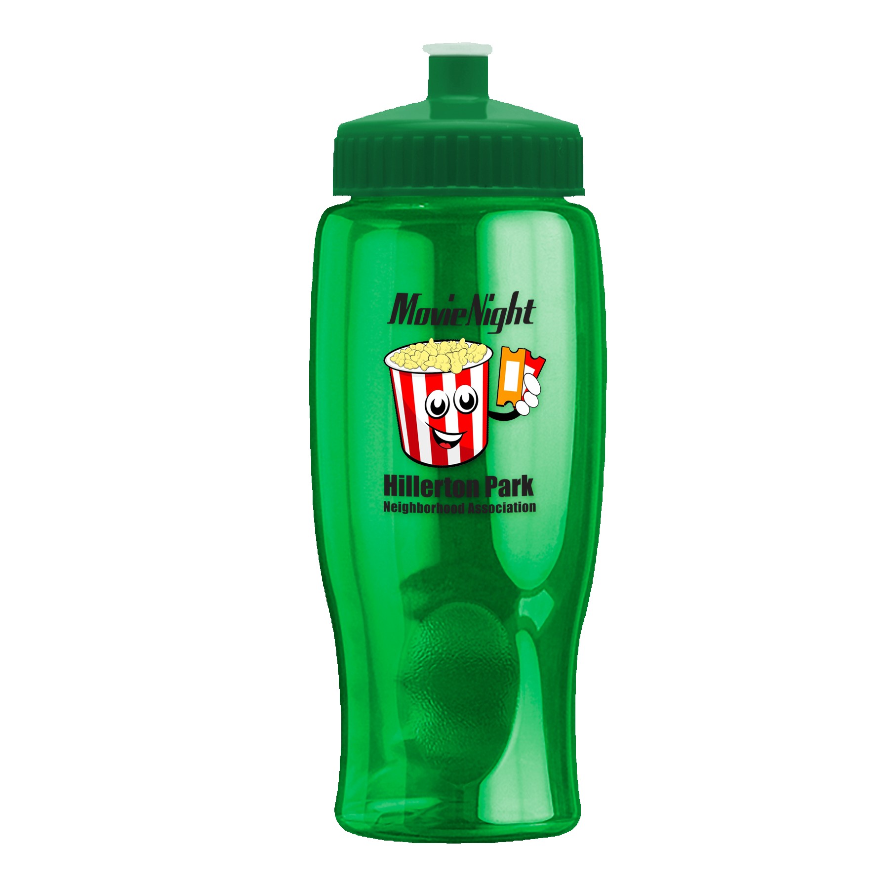 Garyline® Poly+ Bottle with Push-Pull Lid - 27 oz. 2