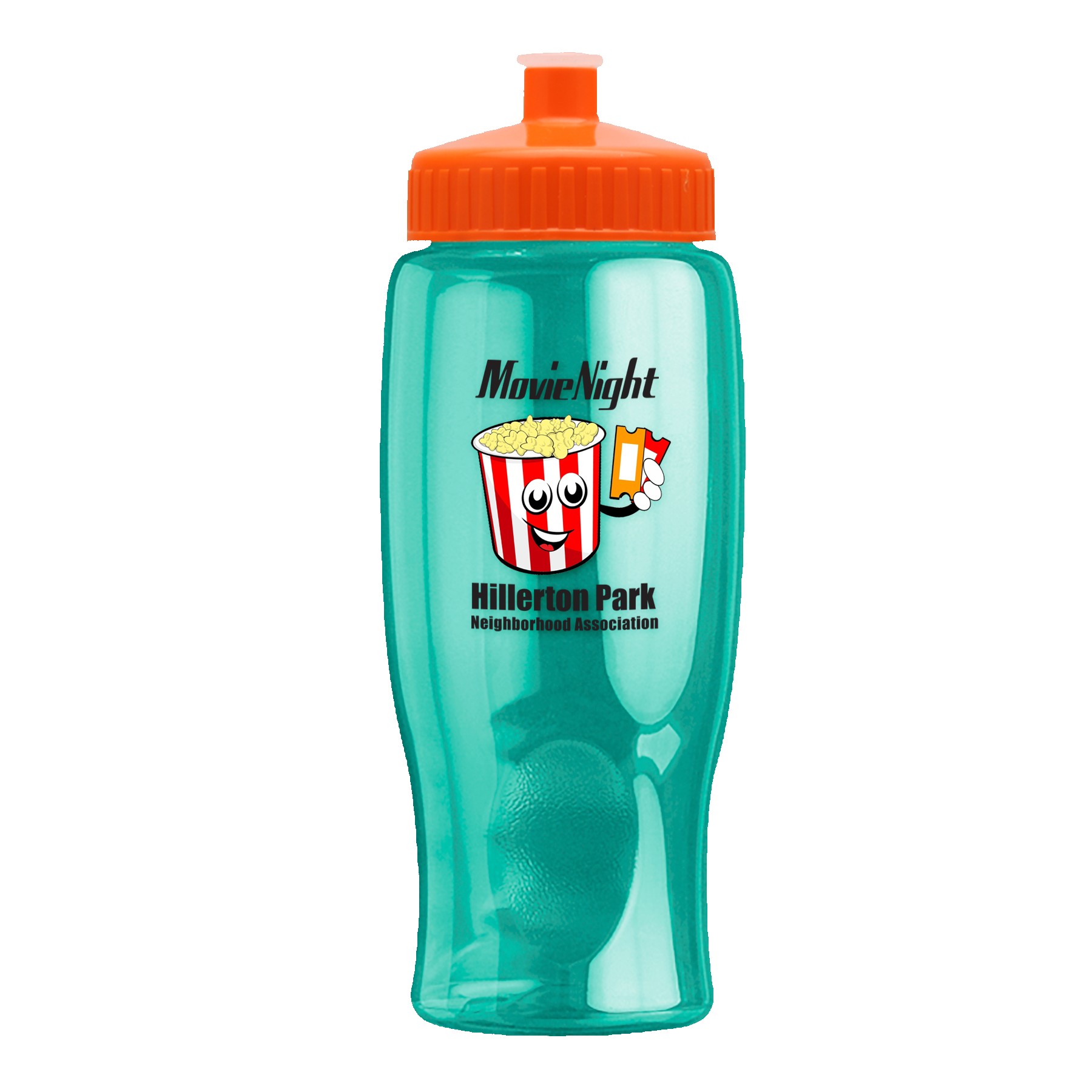 Garyline® Poly+ Bottle with Push-Pull Lid - 27 oz. 2