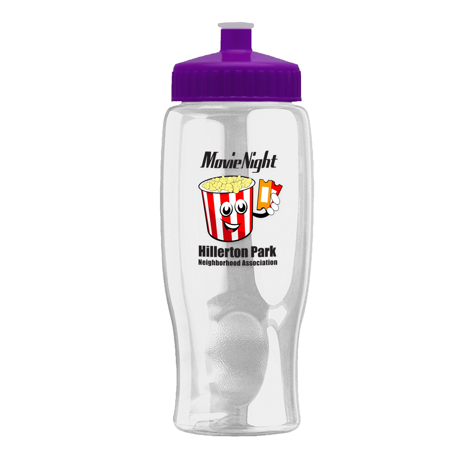 Garyline® Poly+ Bottle with Push-Pull Lid - 27 oz. 2