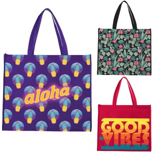 Universal Source® Laminated Non-Woven Landscape Tote 2 Universal Source® Laminated Non-Woven Landscape Tote 2