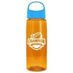 Garyline® Flair Tritan® Bottle with Oval Crest Lid - 26 oz. - TXB63LN_translucentorange_bottle_cyan_lid_1c.png Garyline® Flair Tritan® Bottle with Oval Crest Lid - 26 oz. - TXB63LN_translucentorange_bottle_cyan_lid_1c.png