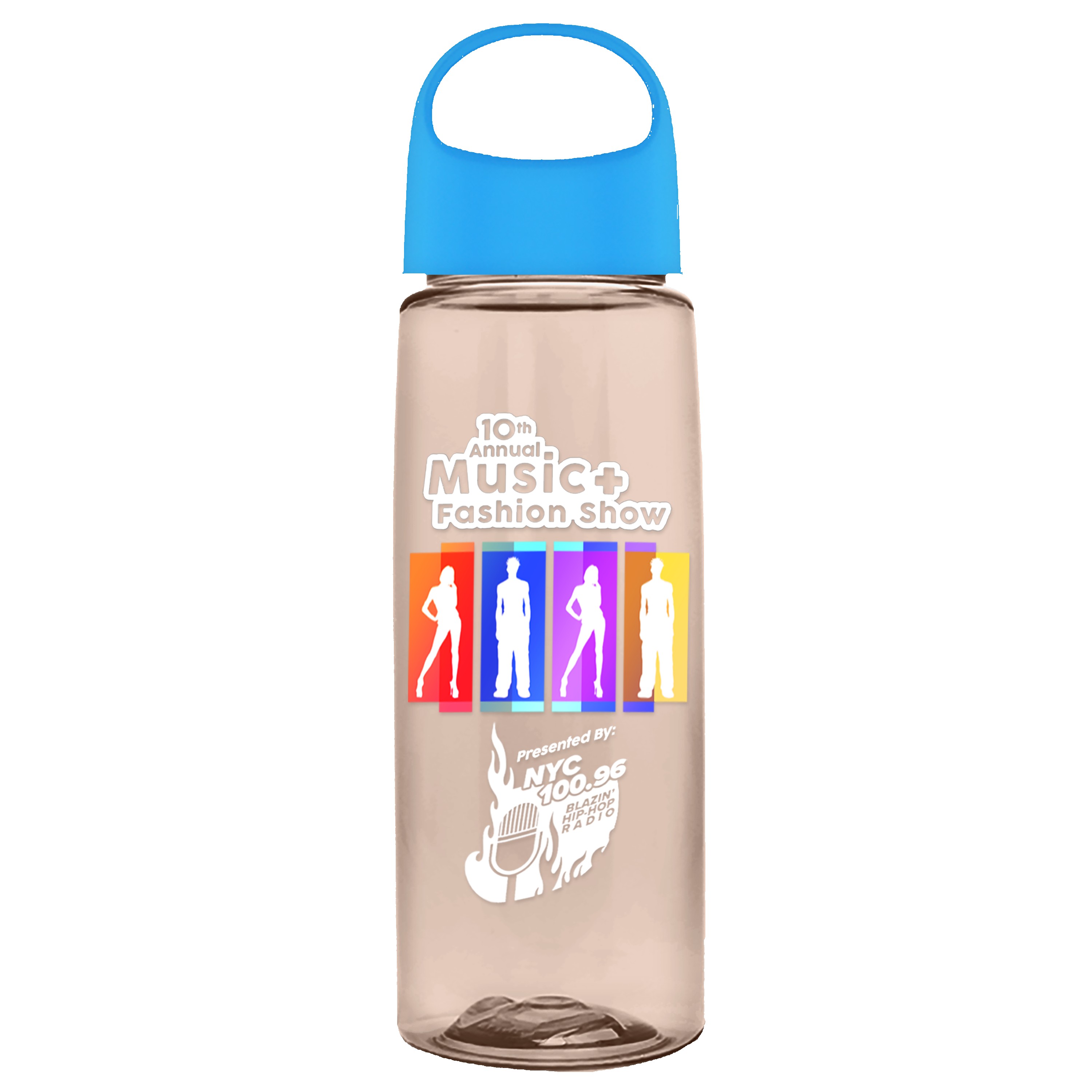 Garyline® Flair Tritan® Bottle with Oval Crest Lid - 26 oz. 2