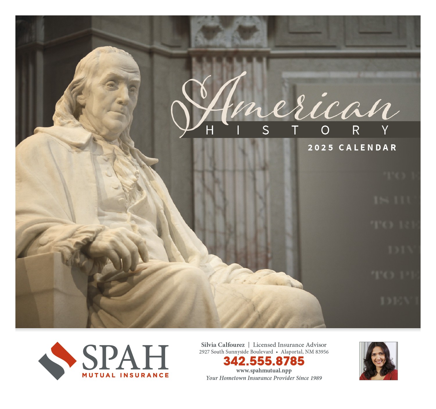 HotLine® Products American History Appointment Calendar - Stapled 2