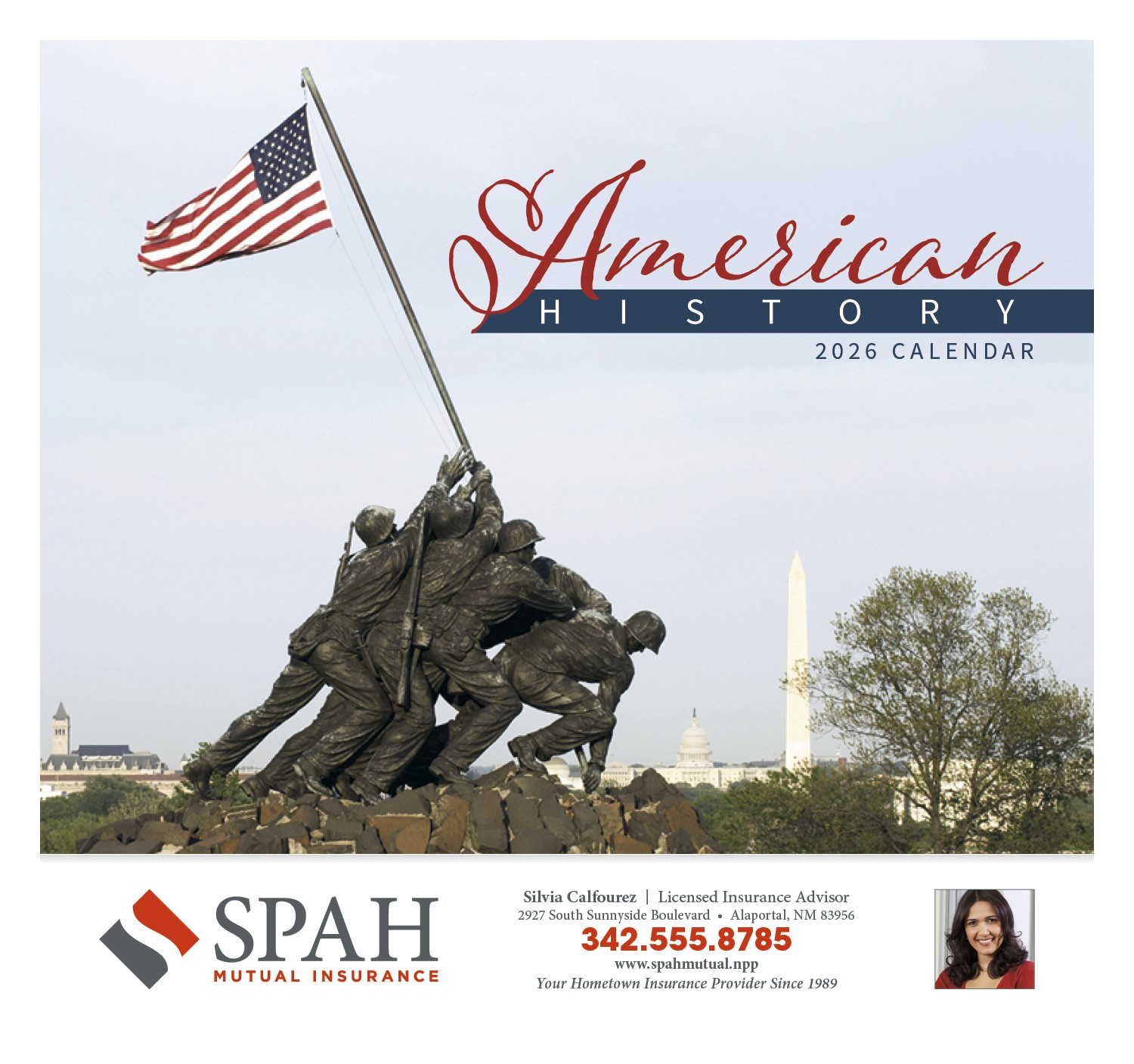 HotLine® Products American History Appointment Calendar - Stapled 2
