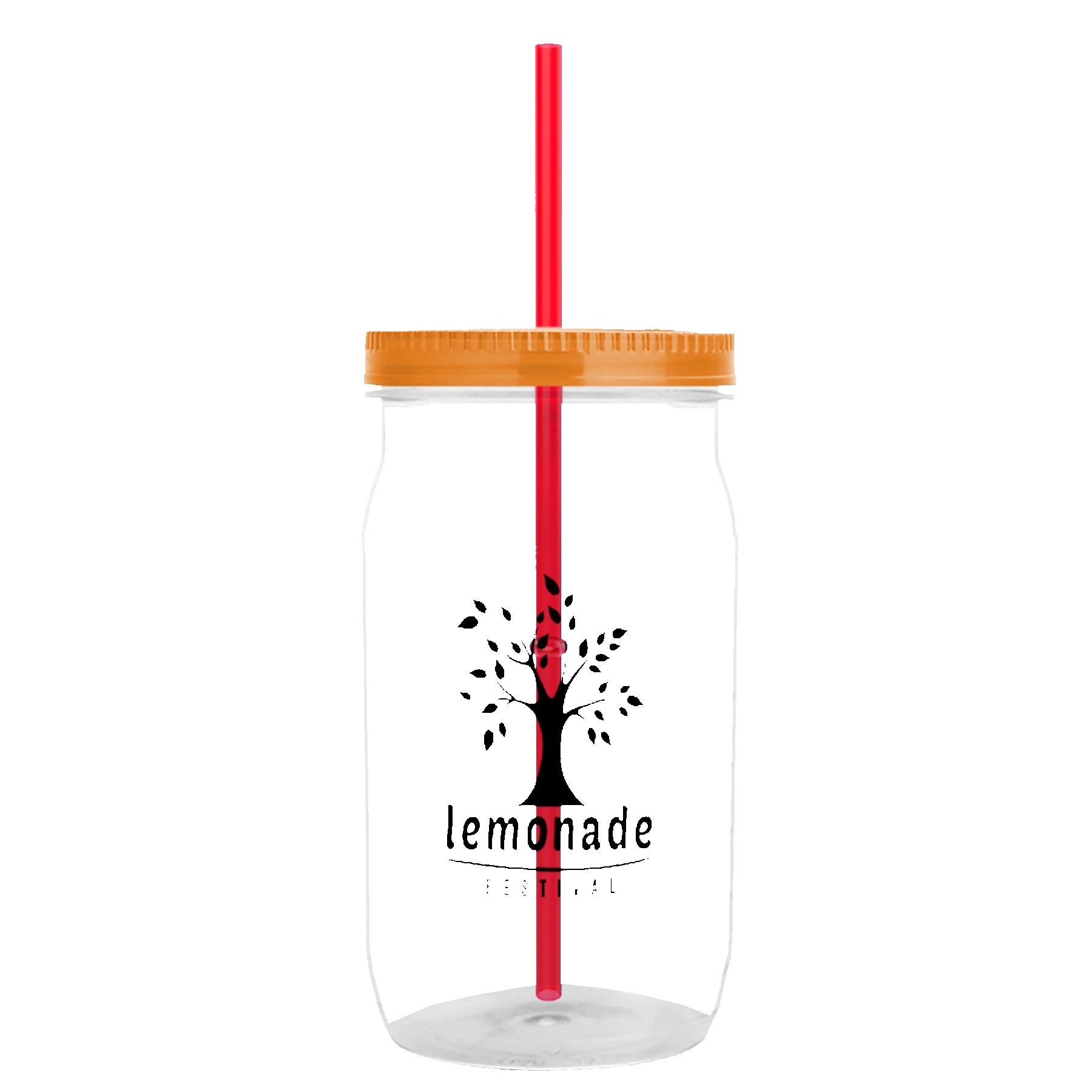 Garyline® Tritan® Mason Jar with Lid and Straw - 27 oz. 2