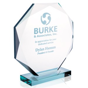 JAFFA® Jade Octagon Award - Small 2 JAFFA® Jade Octagon Award - Small 2