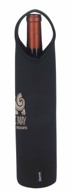 Koozie® Wine Bottle Cooler - 46056 Black Side Koozie® Wine Bottle Cooler - 46056 Black Side