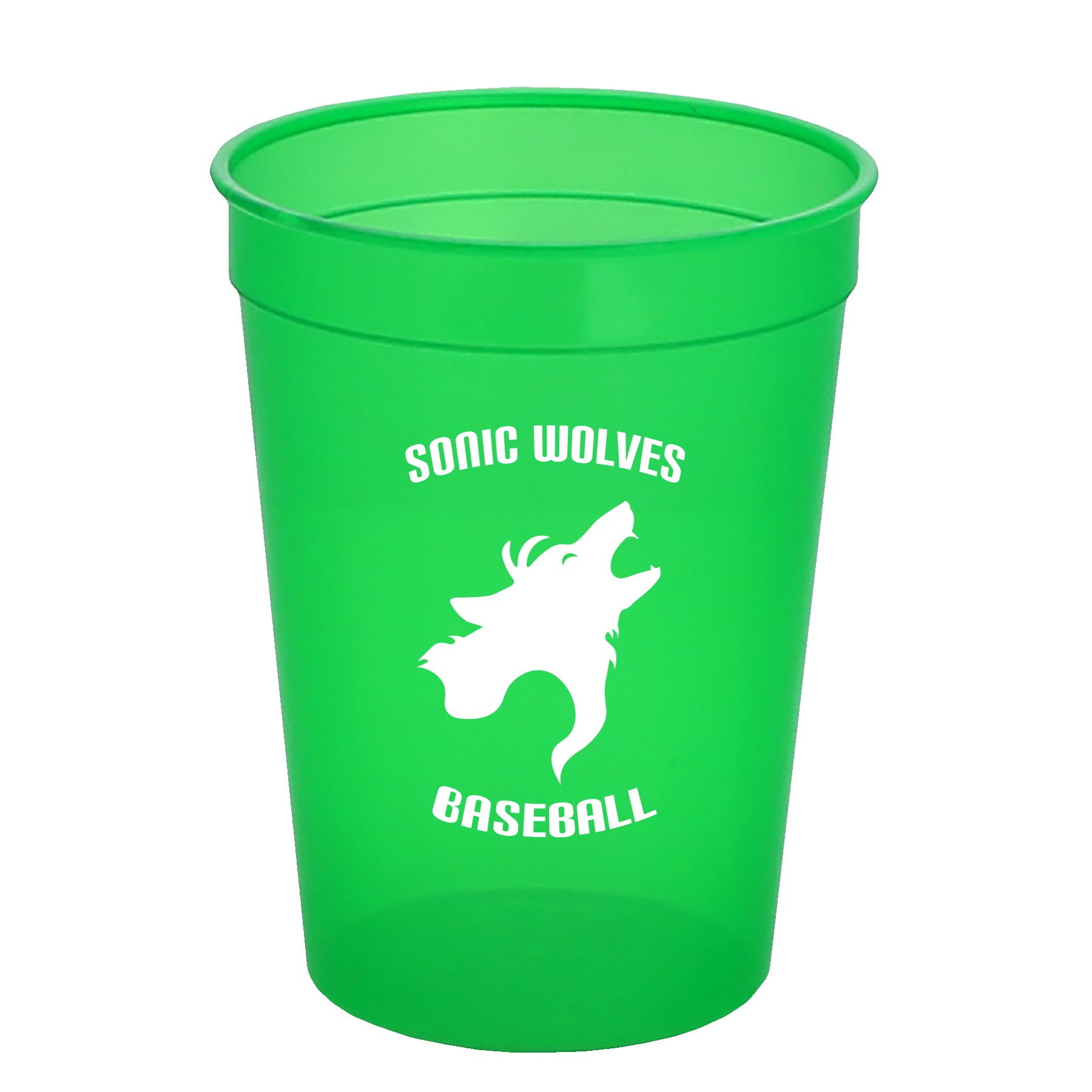 Garyline® Cups-on-the-Go Translucent Stadium Cup - 12 oz. 2