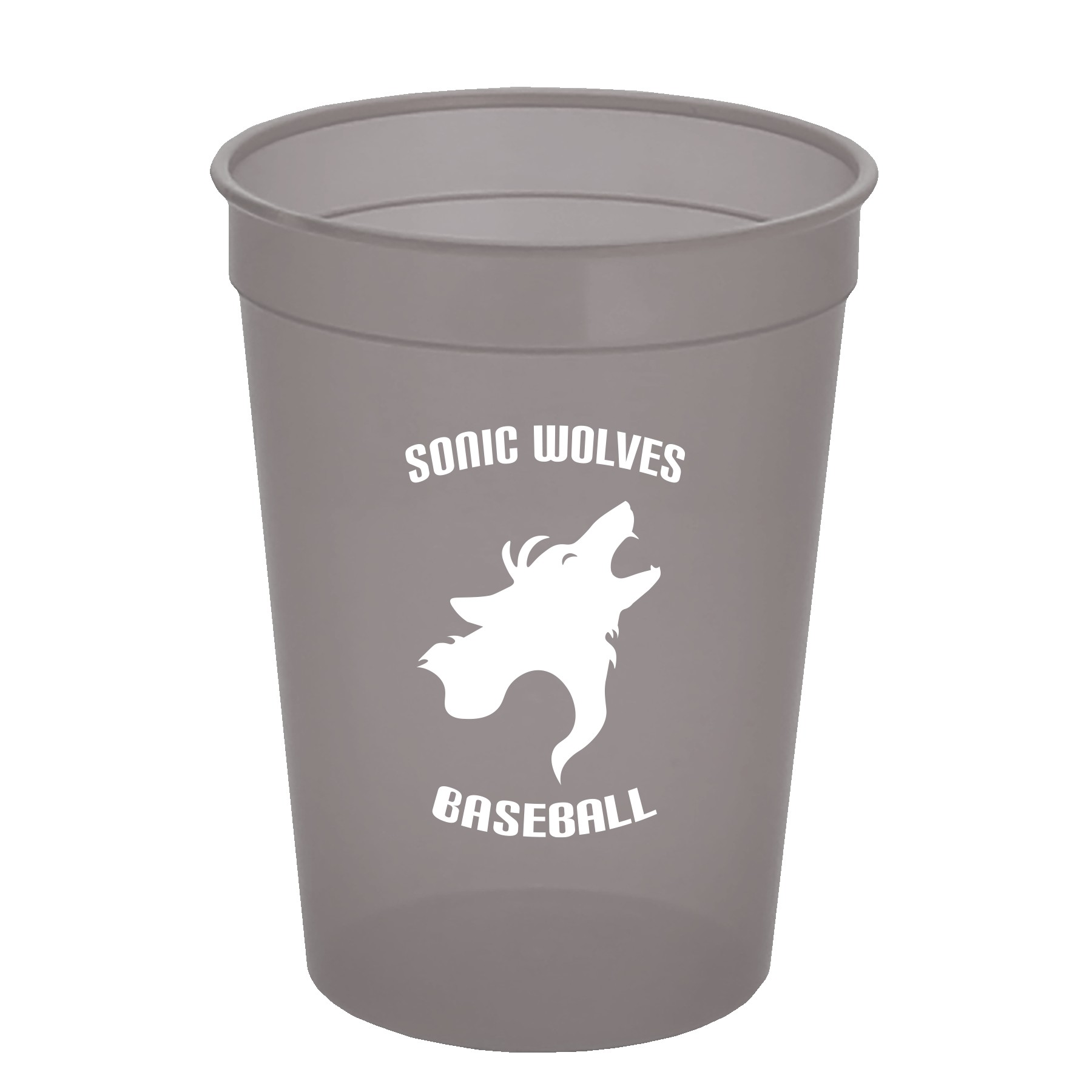 Garyline® Cups-on-the-Go Translucent Stadium Cup - 12 oz. 2