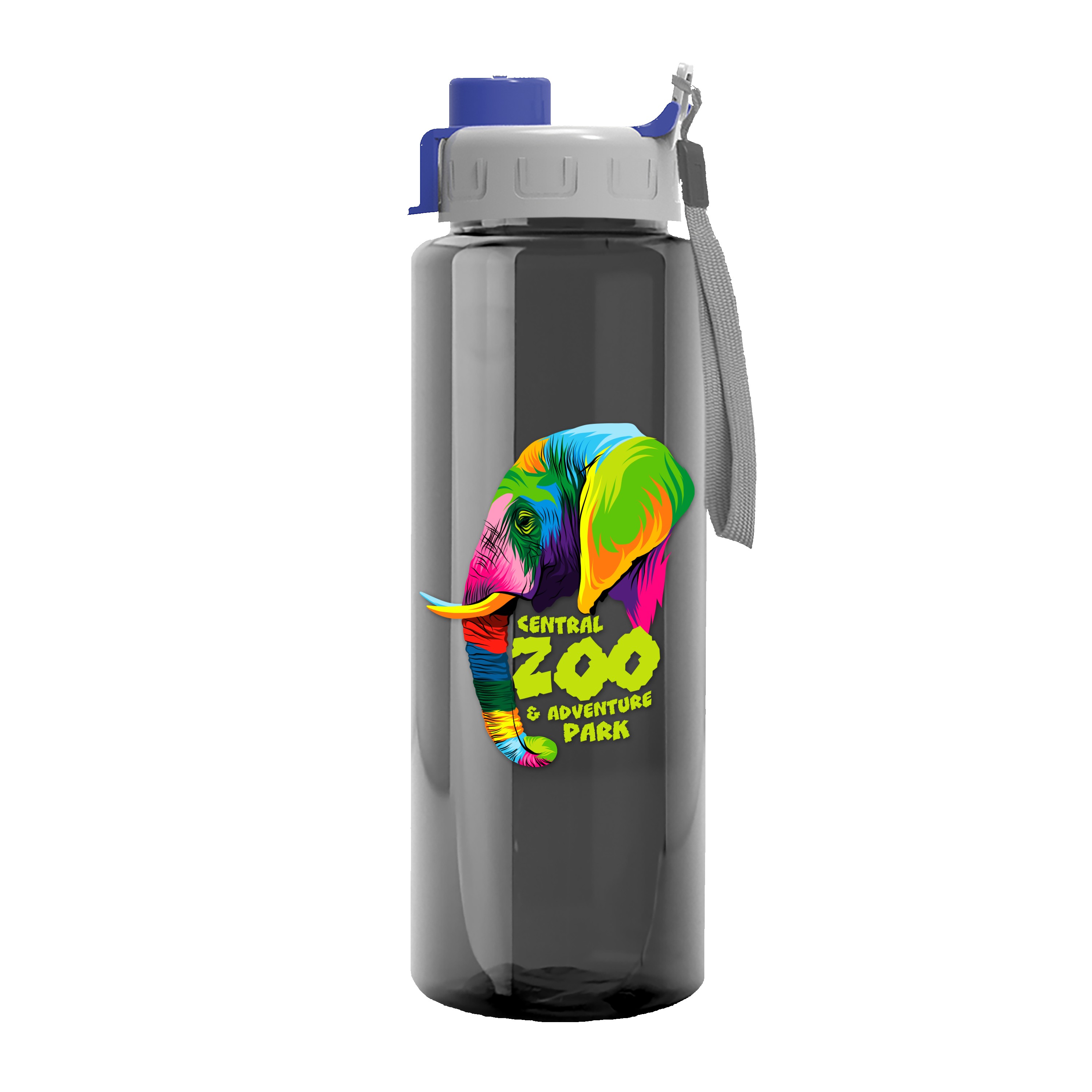 Garyline® Guzzler Bottle with Quick-Snap Lid - 32 oz. 2