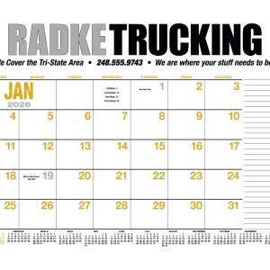 HotLine® Products 13-Month Desk Pad Calendar 2 HotLine® Products 13-Month Desk Pad Calendar 2