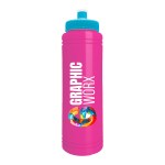 Garyline® Slim Line Bottle with Push-Pull Lid - 25 oz. - WB25_hotpink_bottle_cyan_lid_full.png Garyline® Slim Line Bottle with Push-Pull Lid - 25 oz. - WB25_hotpink_bottle_cyan_lid_full.png