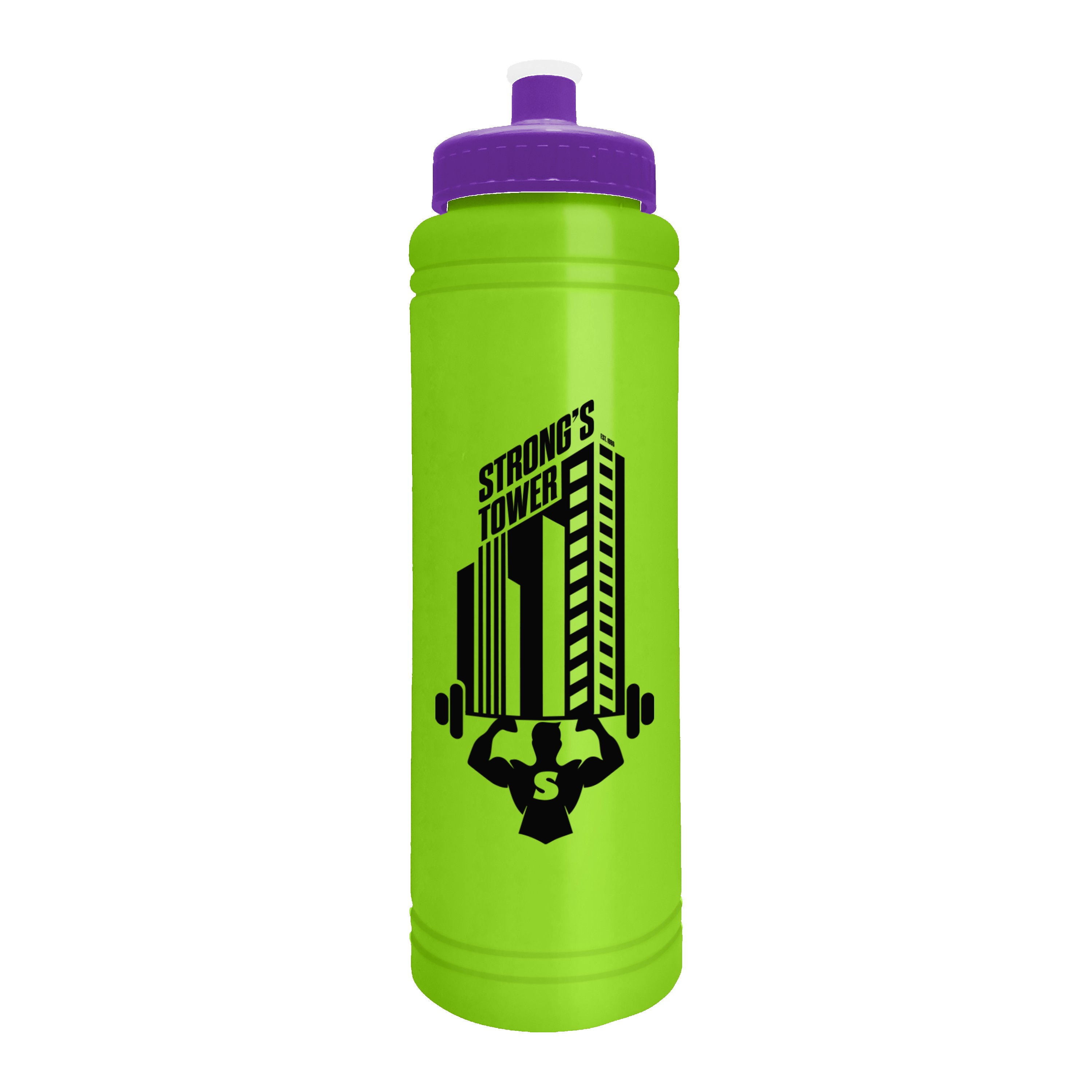 Garyline® Slim Line Bottle with Push-Pull Lid - 25 oz. 2