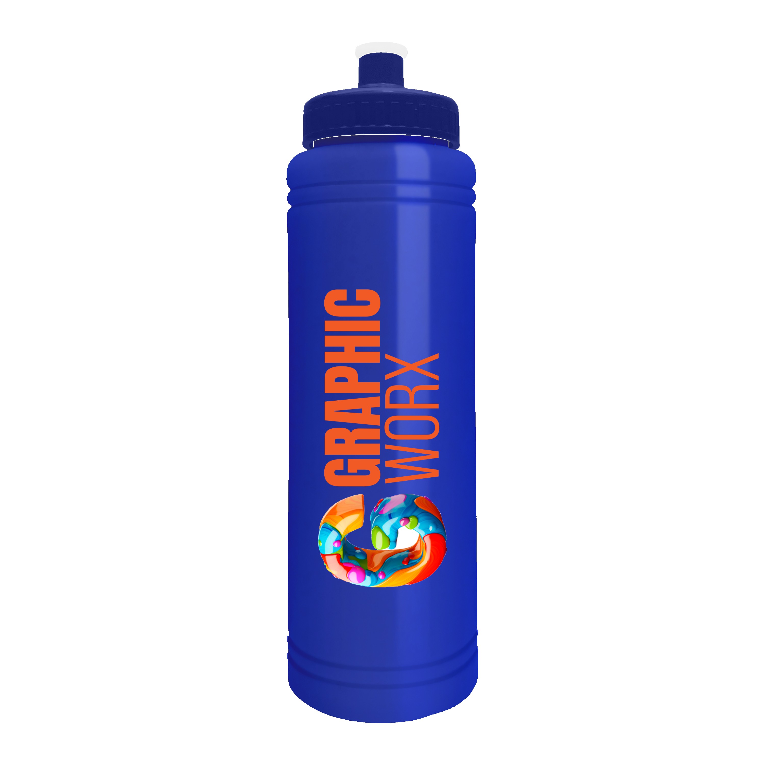 Garyline® Slim Line Bottle with Push-Pull Lid - 25 oz. 2