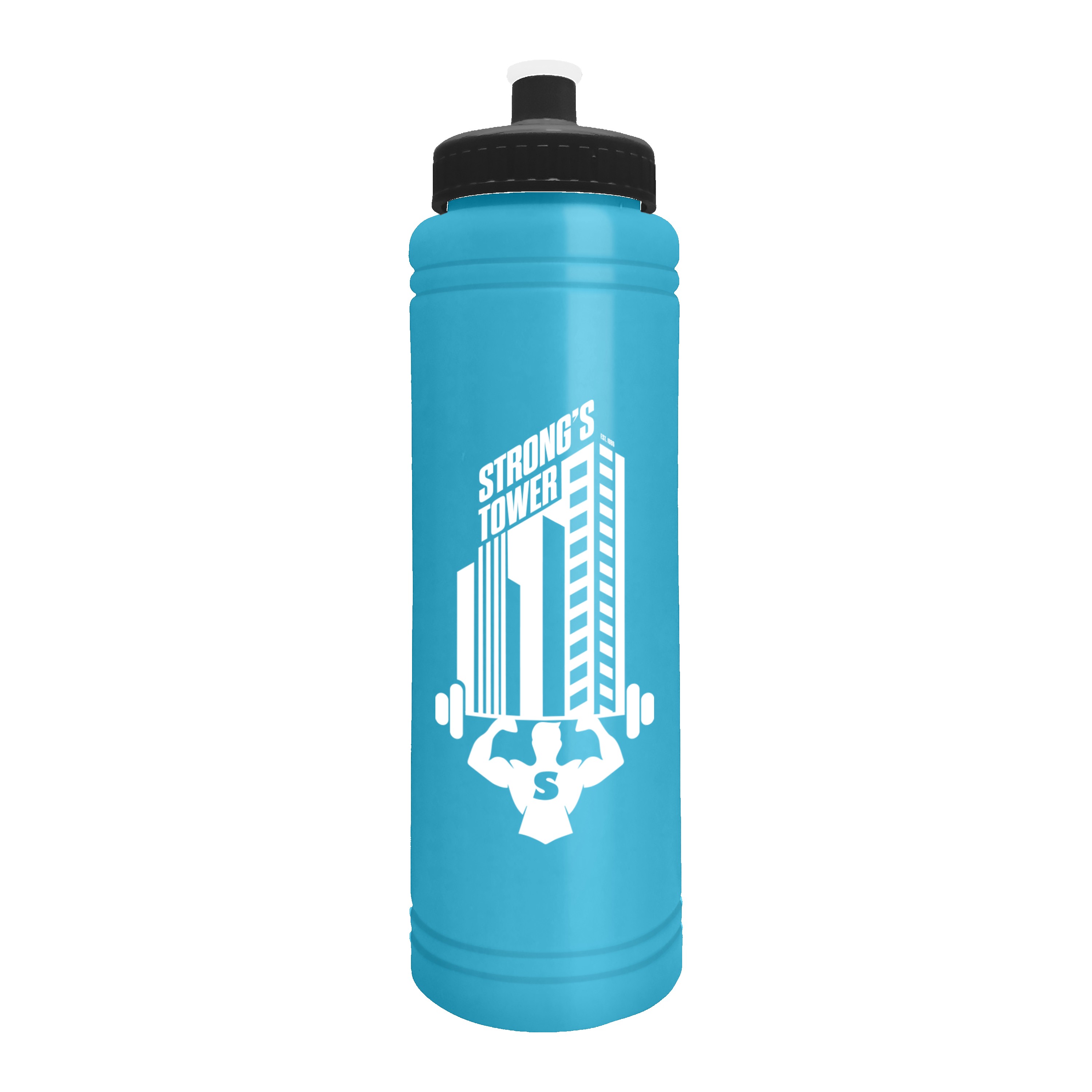Garyline® Slim Line Bottle with Push-Pull Lid - 25 oz. 2