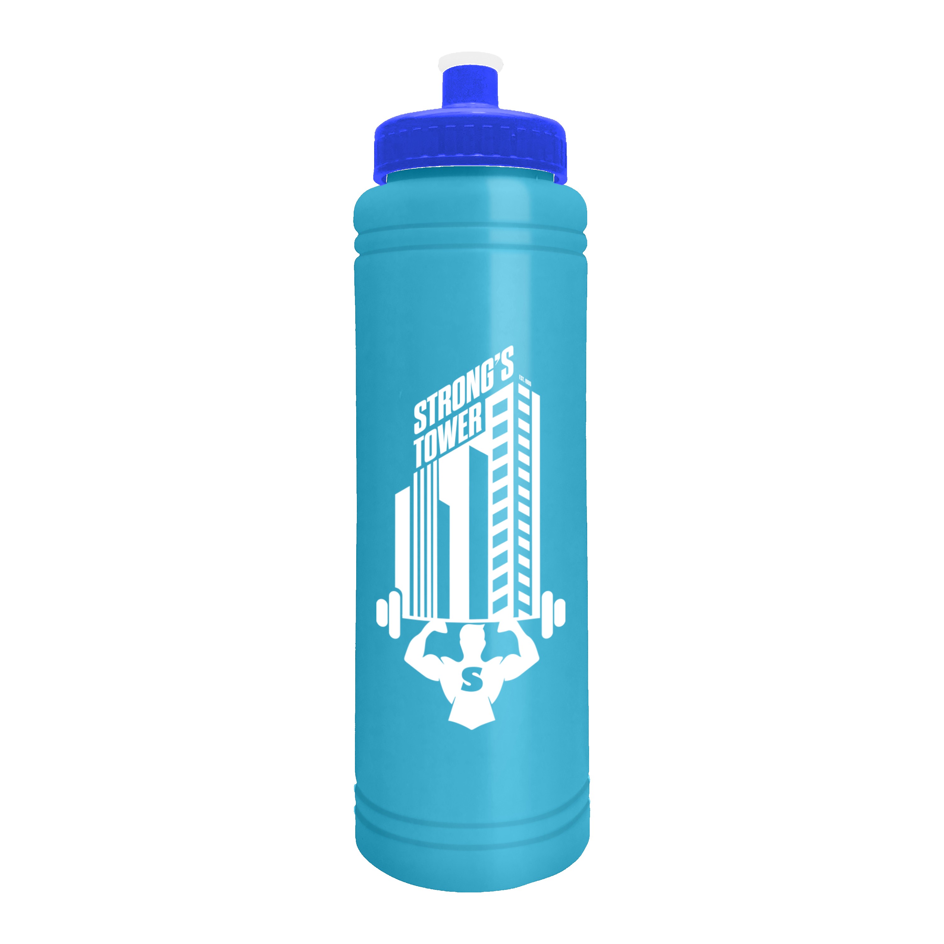 Garyline® Slim Line Bottle with Push-Pull Lid - 25 oz. 2