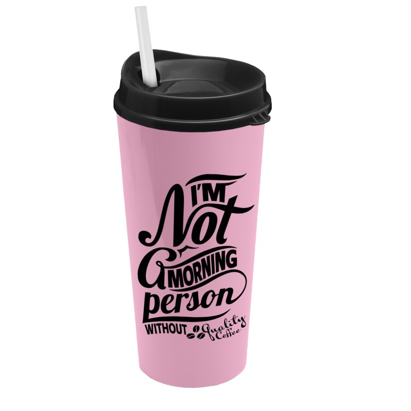 Garyline® Roadmaster Travel Tumbler with Sip Lid and Straw - 20 oz. 2 Garyline® Roadmaster Travel Tumbler with Sip Lid and Straw - 20 oz. 2