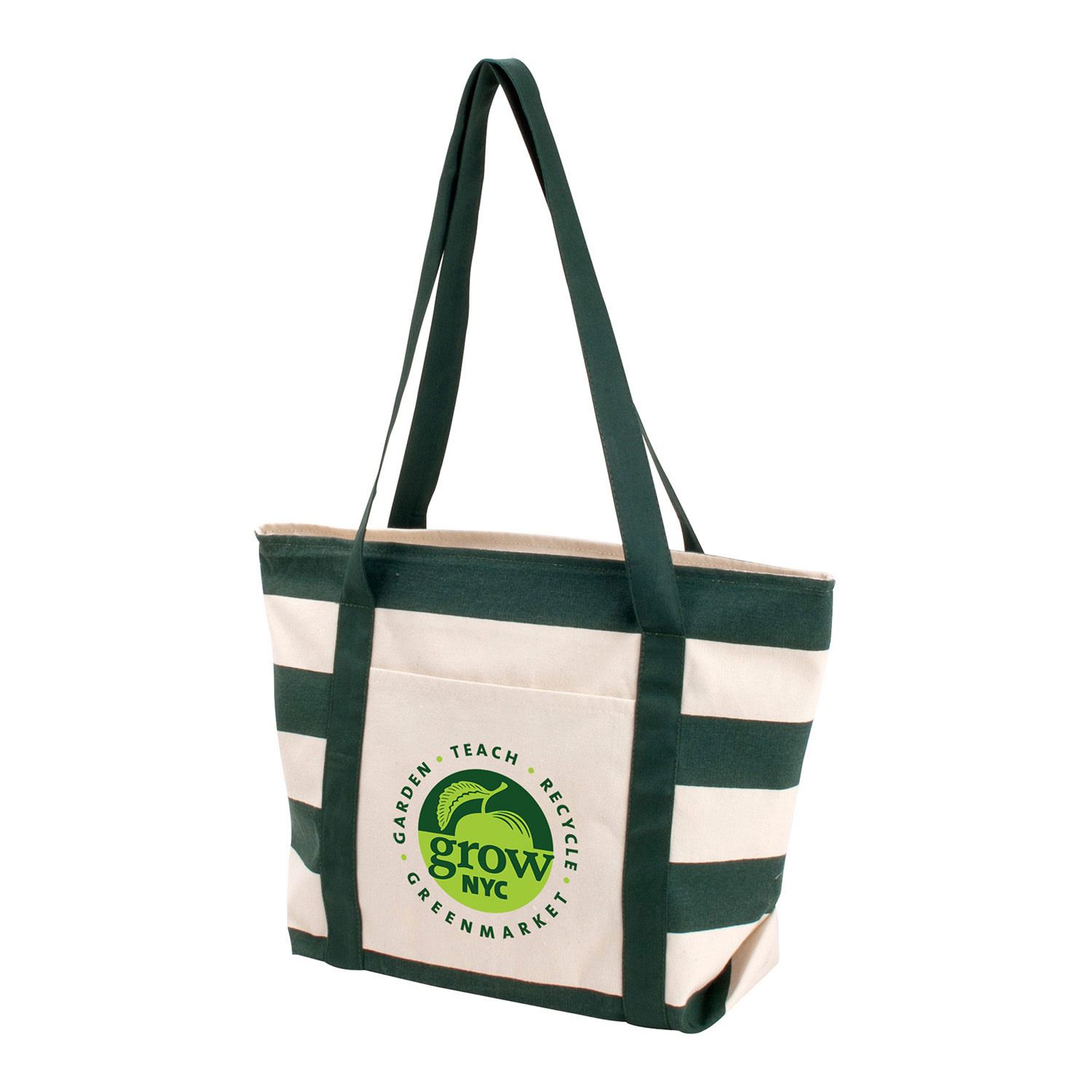 Striped Accent Boat Bag 2